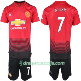 Manchester United Dres Alexis Sanchez 7 Dječji Domaći 2018/19 Kratkih Rukava